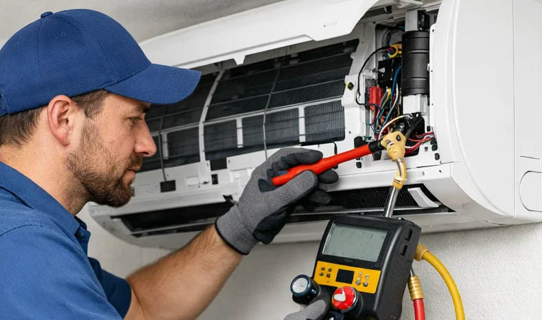 service ac serang